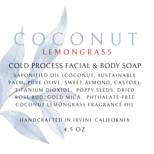 Coconut Lemongrass Wellness Soap