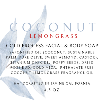 Coconut Lemongrass Wellness Soap