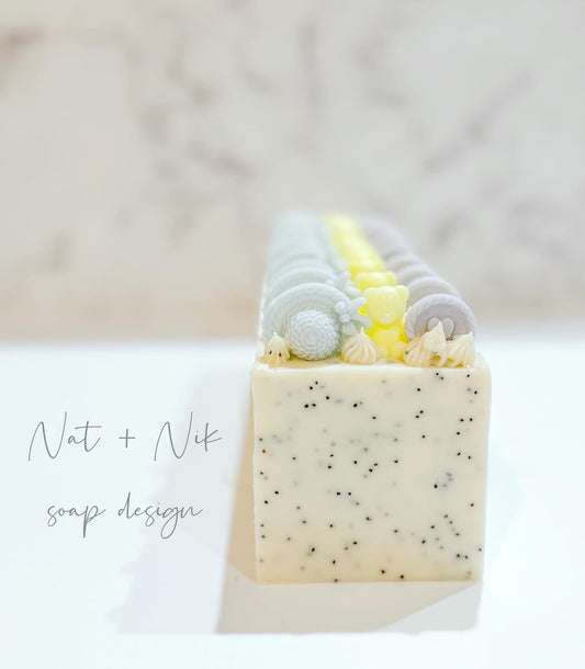 NEW Coconut Milk Bear Collection - Summer Breeze Artisanal Face and Body Soap